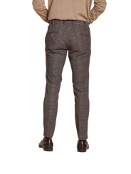 Pantalon prince de galle gris bleuté brun doux NewYork Style Mason's Homme 9PN28963 CBE281 020 Strasbourg Boutique Mode