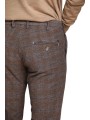 Pantalon prince de galle gris bleuté brun doux NewYork Style Mason's Homme 9PN28963 CBE281 020 Strasbourg Boutique Mode
