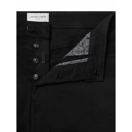 Jeans noir coutures jacron ton sur ton souple Scott Jacob Cohen Homme S3598 500D Strasbourg Boutique Online Mode 