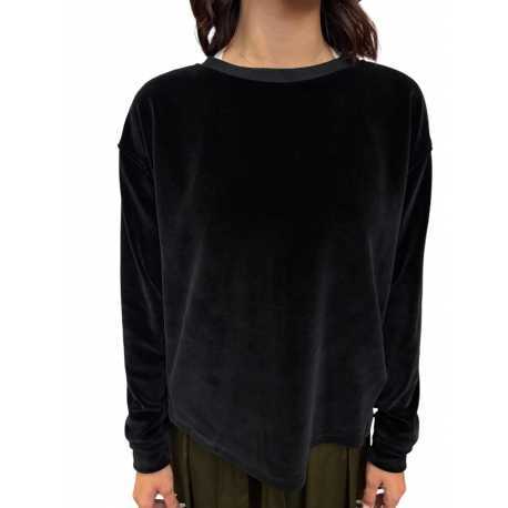 Sweat velours noir Beverly Mason's Femme 4GC31050 JT021 014 Strasbourg Boutique Online Mode 