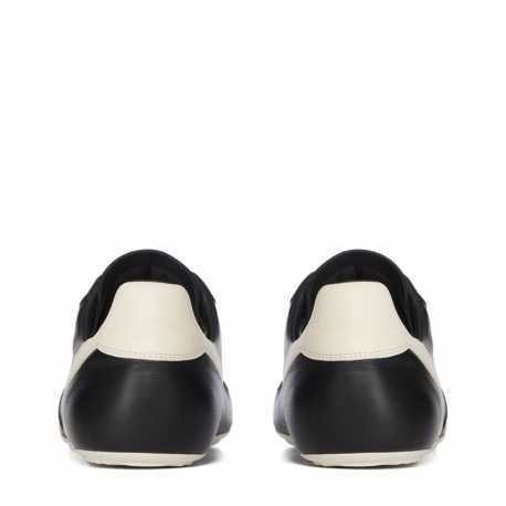 Baskets run Minimal Sneak cuir noir blanc Rick Owens homme RU02E 1889 LCO 09 boutique Strasbourg sneaker fashion
