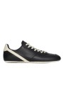 Baskets run Minimal Sneak cuir noir blanc Rick Owens homme RU02E 1889 LCO 09 boutique Strasbourg sneaker fashion