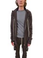 Gilet Zipped Hoodie zip capuche dark dust cachemire Rick owens homme RU02E 1614 WSBR 78 boutique Strasbourg vêtement 