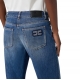 Jeans droit délavé poche logo Elisabetta Franchi Femme PJ09I 104 boutique Strasbourg online shop vêtement pant mode