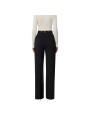 Pantalon large pattes taille Noir Elisabetta Franchi Femme PA099 110 boutique Strasbourg pant mode vêtement woman fashion