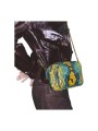 SAC CHARLY PYTHON SAFRAN TURQUOISE CHAINE GOLD LOTUS 4088 CLARIS VIROT FEMME boutique Strasbourg online bag mode