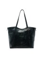 SAC CABAS PYTHON NOIR INDIA 4121 CLARIS VIROT FEMME boutique Strasbourg online bag mode