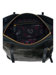 SAC CABAS PYTHON NOIR INDIA 4121 CLARIS VIROT FEMME boutique Strasbourg online bag mode