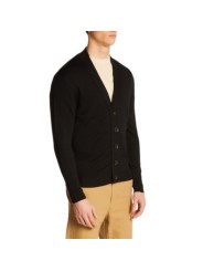 GILET MERINOS COL COTELE DOS EUGENE NOIR 622628 9010 MONTAGUT HOMME boutique Strasbourg vêtement mode fashion man