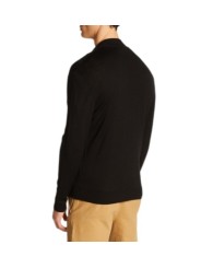 GILET MERINOS COL COTELE DOS EUGENE NOIR 622628 9010 MONTAGUT HOMME boutique Strasbourg vêtement mode fashion man