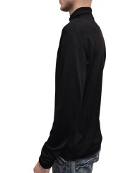 Pull col roulé laine vierge mérinos noir Isabel Benenato Homme UK72 01 Fashion Mode Vêtements Boutique Strasbourg