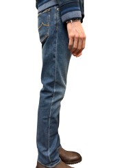  Jeans délavé jacron course Cortina bouton Duomo Jacob Cohen homm Bard S4213 V1 200D boutique Strasbourg vêtement fashion