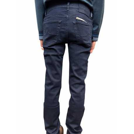 Jeans brut jacron couture bleu ton sur ton Bard Jacob Cohën Homme 3P621 R2 100D Strasbourg mode shop online fashion
