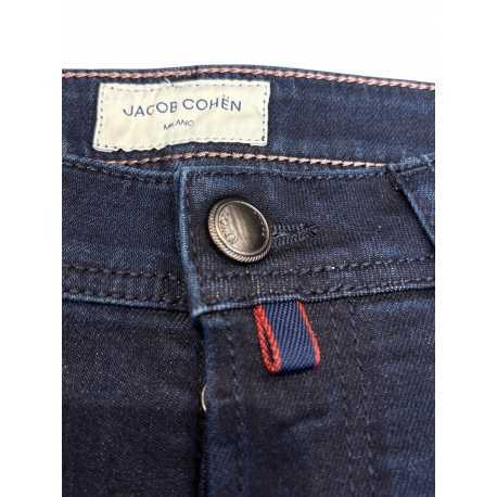 Jeans brut jacron couture bleu ton sur ton Bard Jacob Cohën Homme 3P621 R2 100D Strasbourg mode shop online fashion