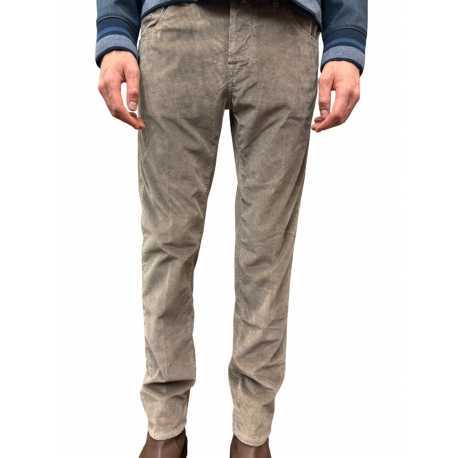Jeans Scott velours gris éléphant jacob Cohën Homme S3653 TR B75 Strasbourg mode shop online fashion