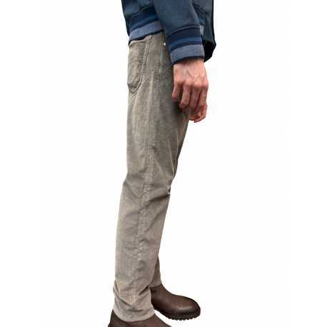 Jeans Scott velours gris éléphant jacob Cohën Homme S3653 TR B75 Strasbourg mode shop online fashion