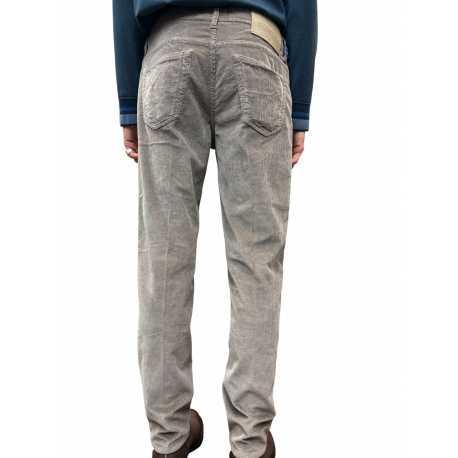Jeans Scott velours gris éléphant jacob Cohën Homme S3653 TR B75 Strasbourg mode shop online fashion