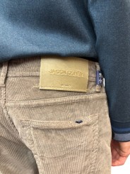 Jeans Scott velours gris éléphant jacob Cohën Homme S3653 TR B75 Strasbourg mode shop online fashion