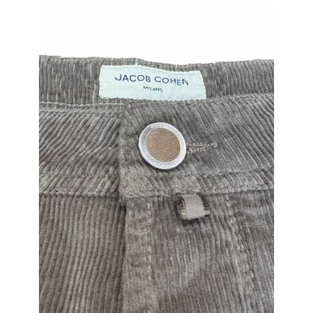 Jeans Scott velours gris éléphant jacob Cohën Homme S3653 TR B75 Strasbourg mode shop online fashion