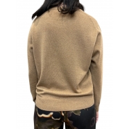 PULL CACHEMIRE COL ROND CAMEL PAUL SMITH FEMME W1R 622N T11179 65 Fashion Mode Strasbourg Boutique woman