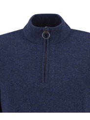 PULL COL CAMION BLEU CHINE TISBURY BARBOUR HOMME MKN1187 BL91 boutique shop online mode Strasbourg