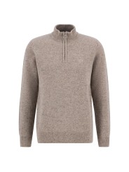 PULL COL CAMION CHINE GREIGE TAINSBURY BARBOUR HOMME MKN1577 ST51 boutique Strasbourg vêtement fashion mode 