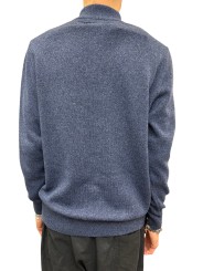 PULL COL CAMION BLEU CHINE TISBURY BARBOUR HOMME MKN1187 BL91 boutique shop online mode Strasbourg