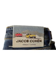  Jeans délavé jacron course Cortina bouton Duomo Jacob Cohen homm Bard S4213 V1 200D boutique Strasbourg vêtement fashion