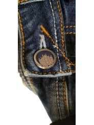  Jeans délavé jacron course Cortina bouton Duomo Jacob Cohen homm Bard S4213 V1 200D boutique Strasbourg vêtement fashion