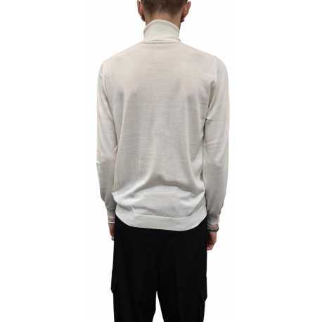 Pull fin col roulé écru jauge 7 Ungaro homme U0233D M5184 11 boutique shop online mode Strasbourg vêtement France fashion