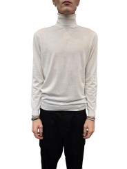Pull fin col roulé écru jauge 7 Ungaro homme U0233D M5184 11 boutique shop online mode Strasbourg vêtement France fashion