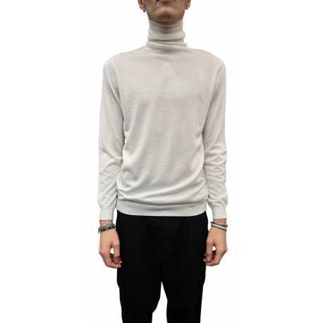 Pull fin col roulé écru jauge 7 Ungaro homme U0233D M5184 11 boutique shop online mode Strasbourg vêtement France fashion