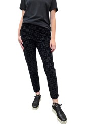 Pantalon noir tech carreaux velours noir RRD Roberto Ricci Designs Femme 25734 10 Fashion Mode Strasbourg Boutique