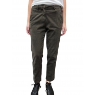 Pantalon chino coton gratté NewYork Carrot choco Masons femme 4PNT2C243 CBE820 315 boutique online mode Strasbourg vêtement