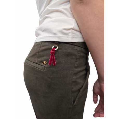 Pantalon chino coton gratté NewYork Carrot choco Masons femme 4PNT2C243 CBE820 315 boutique online mode Strasbourg vêtement