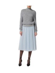 Jupe tule ciel longue Elisabetta Franchi Femme GO150 EA7 Strasbourg Boutique Online Mode Créateur 