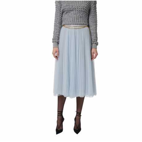 Jupe tule ciel longue Elisabetta Franchi Femme GO150 EA7 Strasbourg Boutique Online Mode Créateur 