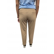 Pantalon chino NewYork Carrot flanelle camel Masons femme 4PNT2C240 JERT404 058 boutique shop mode Strasbourg vêtement