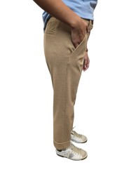Pantalon chino NewYork Carrot flanelle camel Masons femme 4PNT2C240 JERT404 058 boutique shop mode Strasbourg vêtement