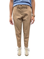Pantalon chino NewYork Carrot flanelle camel Masons femme 4PNT2C240 JERT404 058 boutique shop mode Strasbourg vêtement