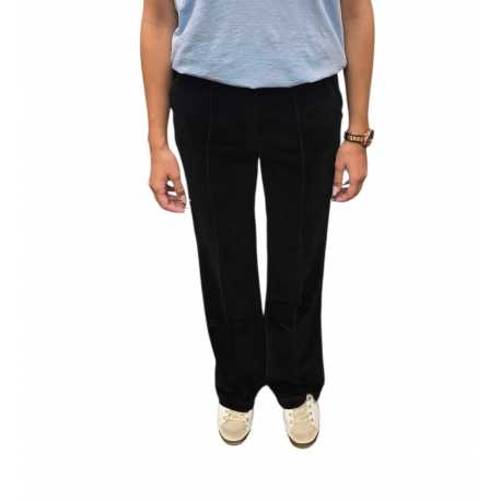 Pantalon Jogging velours Easy Straight noir Masons femme 4PNT4E550 JT021 014 boutique shop online mode Strasbourg vêtement 