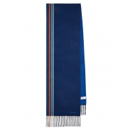 ECHARPE UNIE INDIGO COTE BAYA CACHEMIRE M1A 150T N172 47A PAUL SMITH HOMME boutique Strasbourg mode scarf