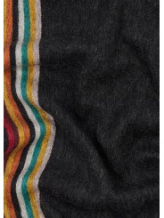 ECHARPE UNIE GRISE COTE BAYA CACHEMIRE M1A 150T N172 79A PAUL SMITH HOMME Strasbourg mode vêtement look boutique shop