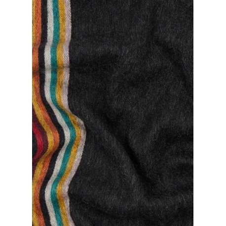 ECHARPE UNIE GRISE COTE BAYA CACHEMIRE M1A 150T N172 79A PAUL SMITH HOMME Strasbourg mode vêtement look boutique shop