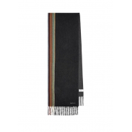 ECHARPE UNIE GRISE COTE BAYA CACHEMIRE M1A 150T N172 79A PAUL SMITH HOMME Strasbourg mode vêtement look boutique shop