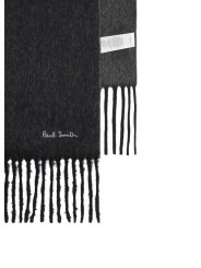 ECHARPE UNIE GRISE COTE BAYA CACHEMIRE M1A 150T N172 79A PAUL SMITH HOMME Strasbourg mode vêtement look boutique shop