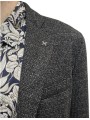 Veste costume tweed jersey noir ecru Ungaro homme U2005J G5660 70 boutique Strasbourg online shop jacket costume