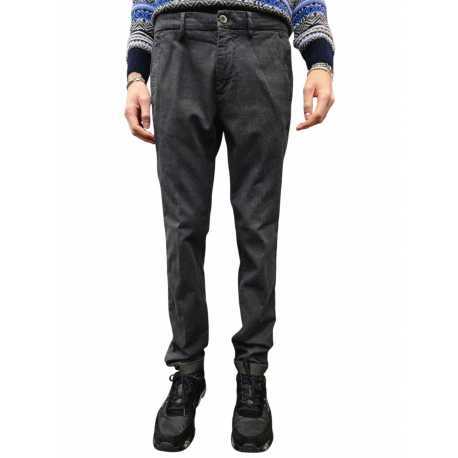 Pantalon jersey micro dessins taupe navy Torino Style Masons homme 9PN2R4973 CBE277 738 boutique mode Strasbourg vêtement