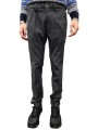 Pantalon jersey micro dessins taupe navy Torino Style Masons homme 9PN2R4973 CBE277 738 boutique mode Strasbourg vêtement