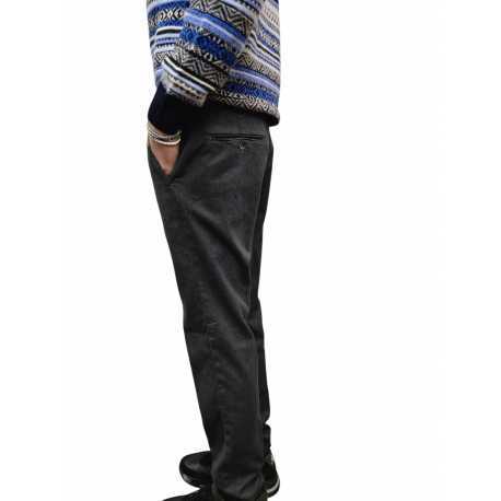 Pantalon jersey micro dessins taupe navy Torino Style Masons homme 9PN2R4973 CBE277 738 boutique mode Strasbourg vêtement